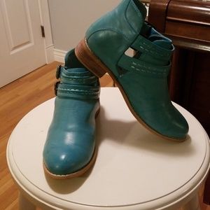 Mata Teal Ankle Boot